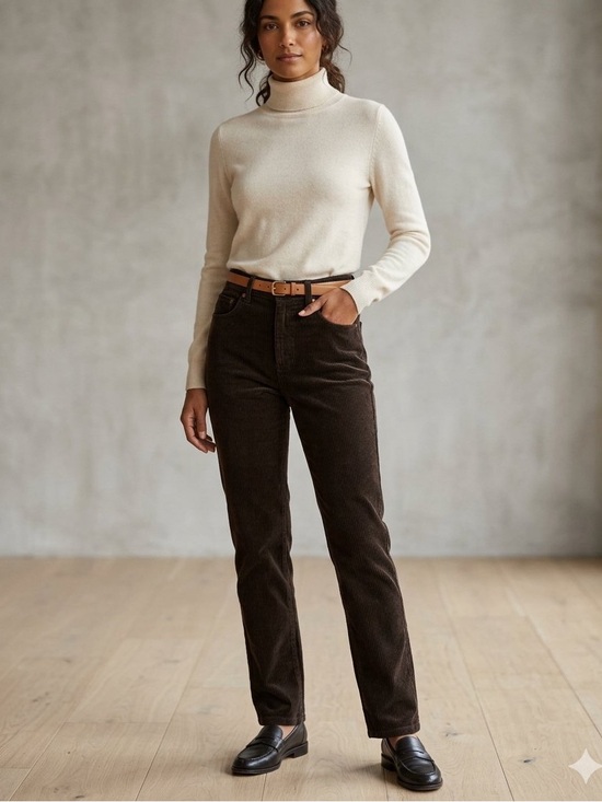 Ralph Lauren Denim - Lauren Ralph Lauren Brown Corduroy Pants 6P Petite
